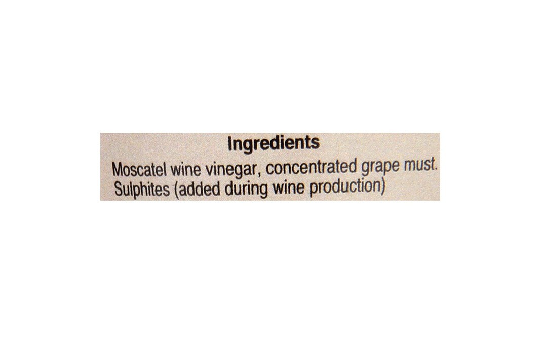 Dolce Vita Moscatel Sweet Wine Vinegar   Glass Bottle  250 millilitre